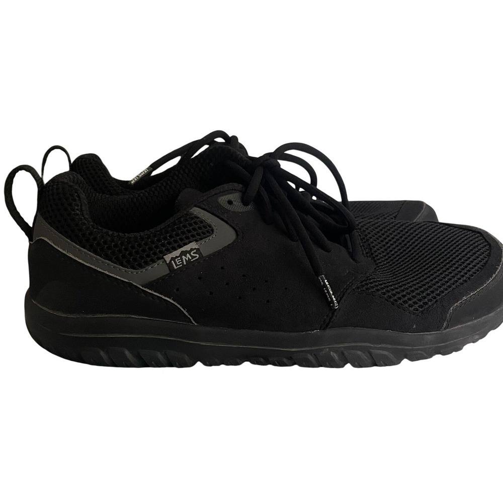 Lems Primal Zen Barefoot Shoes Mens 11.5 Womens 13 Asphalt Black Wide Toe Box